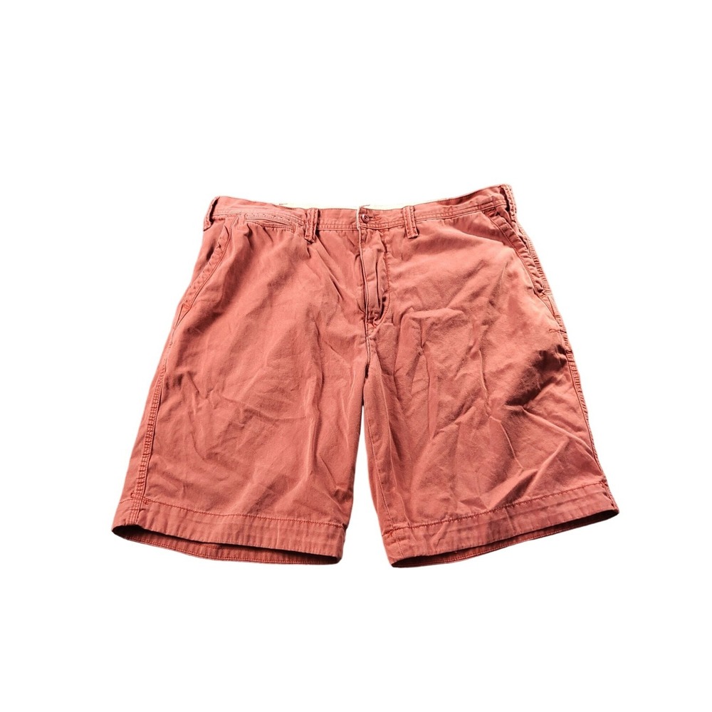 Polo Ralph Lauren Khaki Shorts Relaxed Fit Men Sz‎ 38 Shrimp Red Classic Preppy